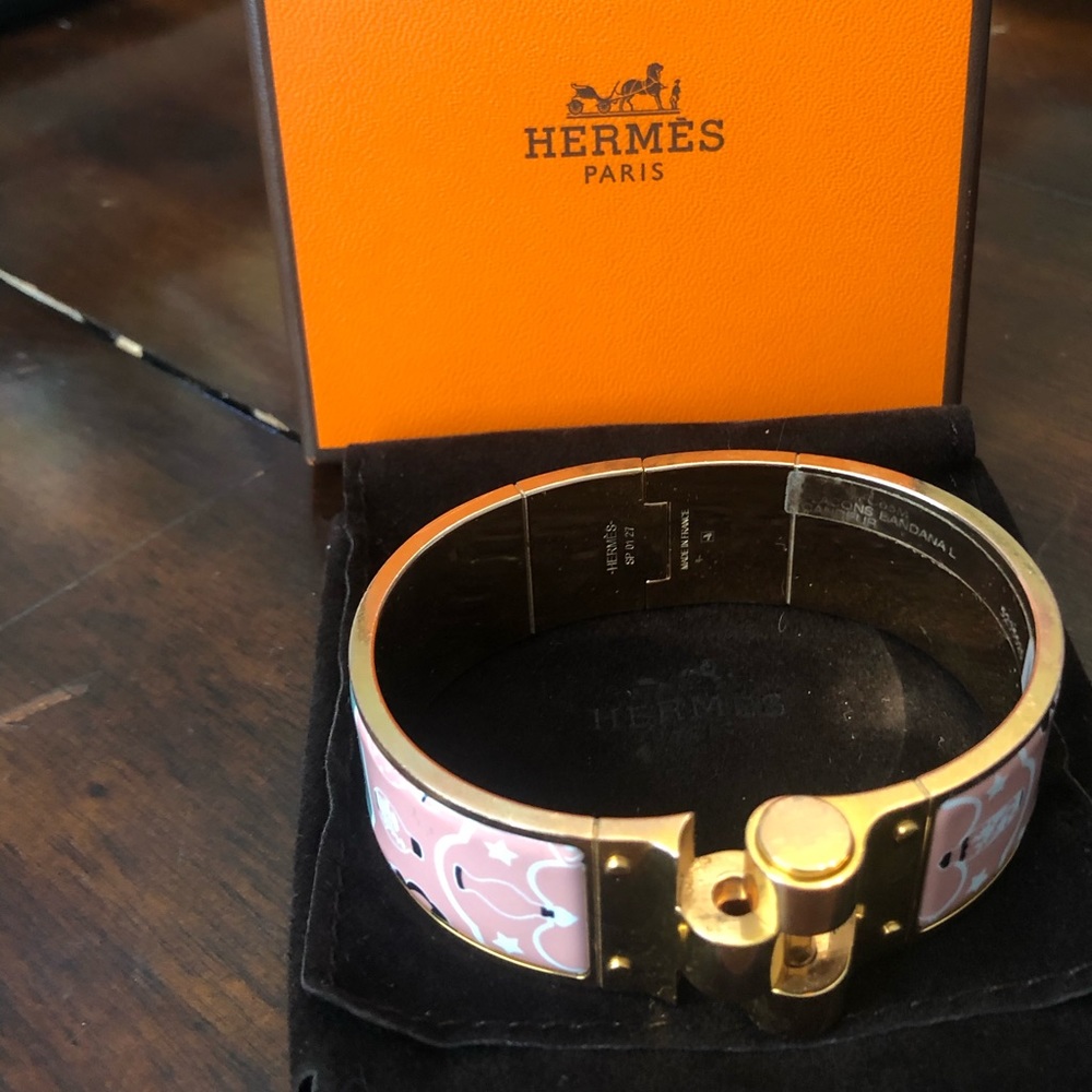 Hermès Flacons Banana Hinged Bracelet